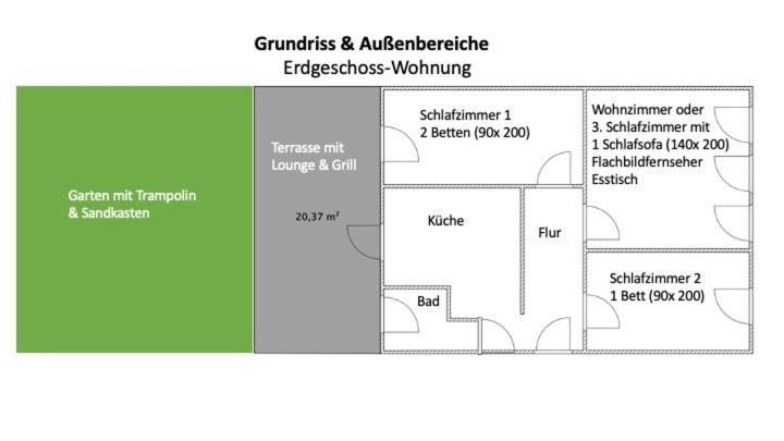 Zentral & Ruhig, Ideal Fuer Home Office Mit Garten جينا المظهر الخارجي الصورة